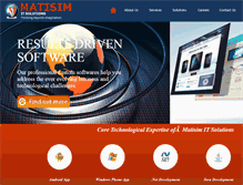 Tablet Screenshot of matisim.com